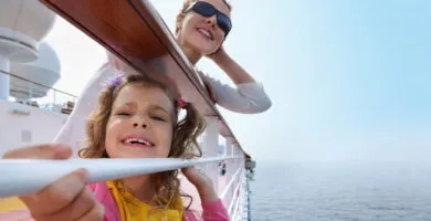 Mother and daughter on cruise ship - Cadillac Travel